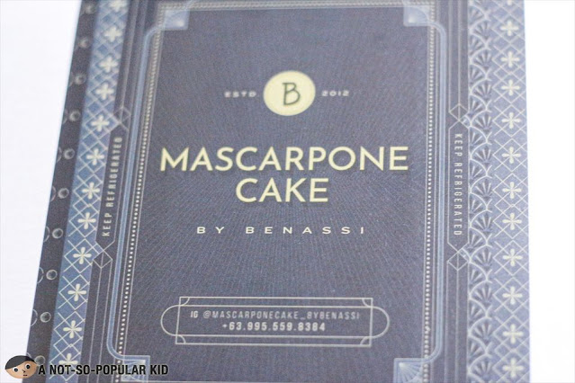 Mascarpone Cake By Benassi packaging box
